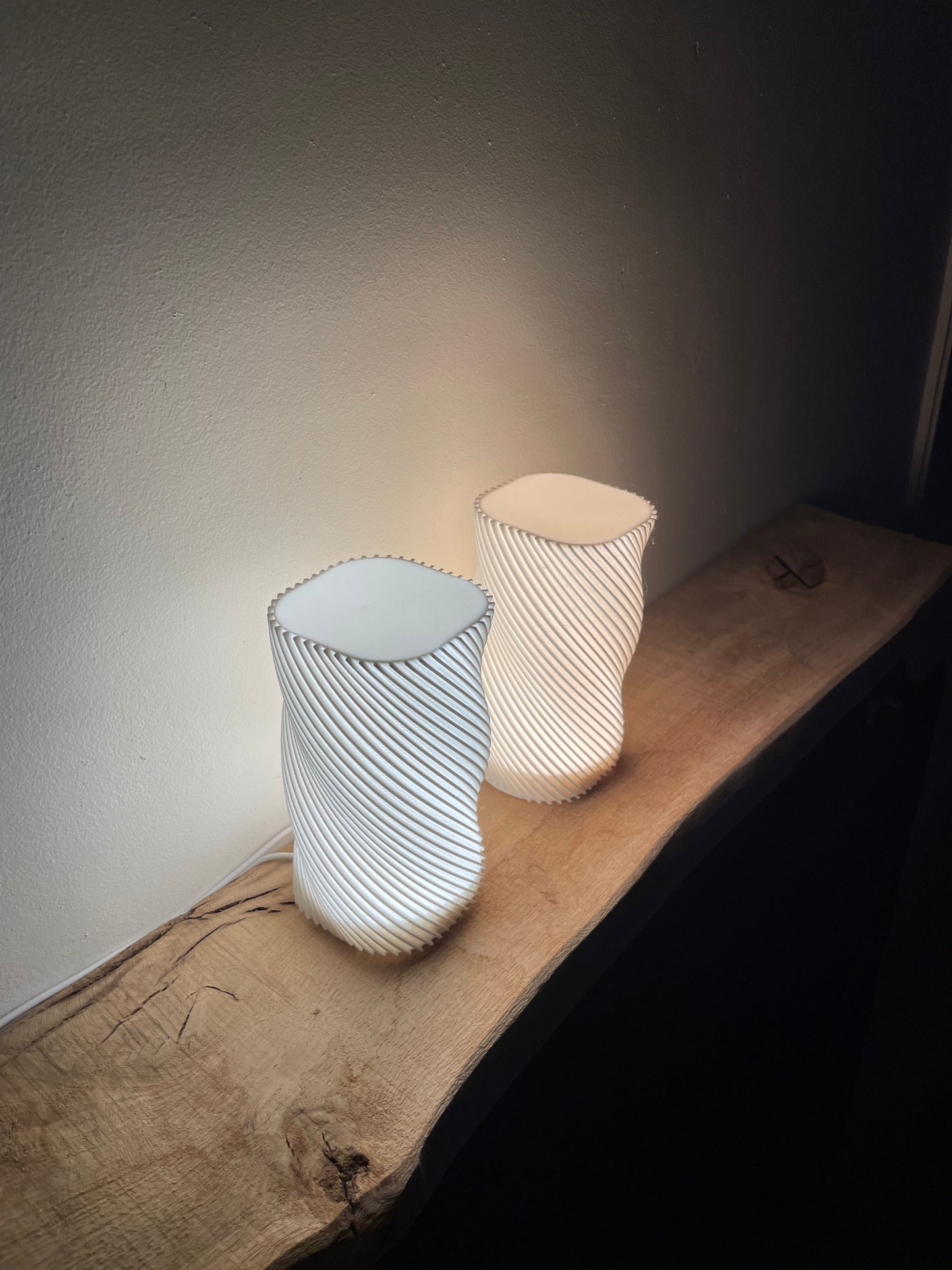 Lampes de chevet dessus