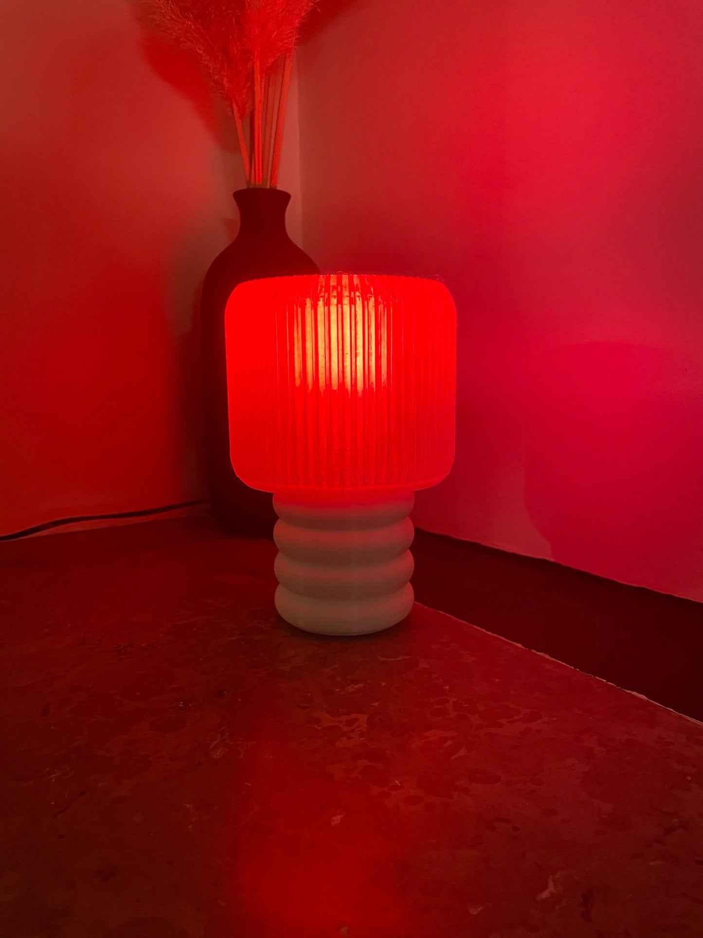 Lampe de salon design e27 poin3d
