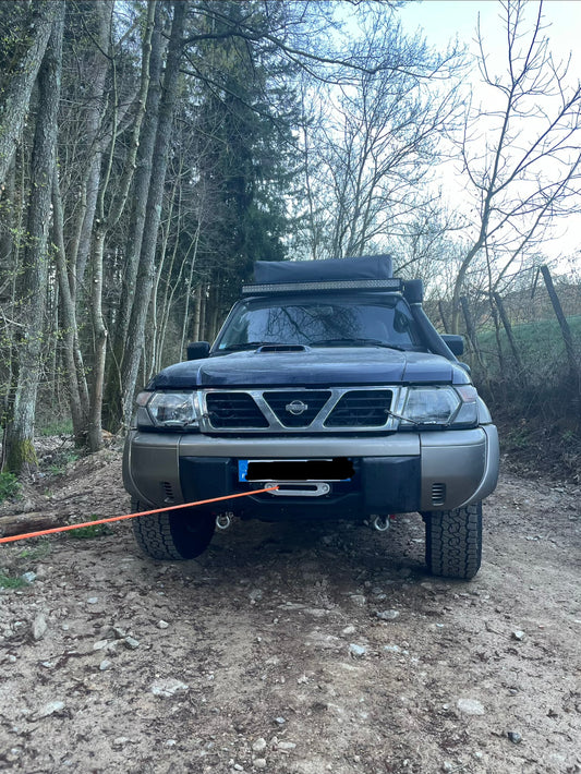 Platine de treuil Nissan Patrol Y61 (long & court)