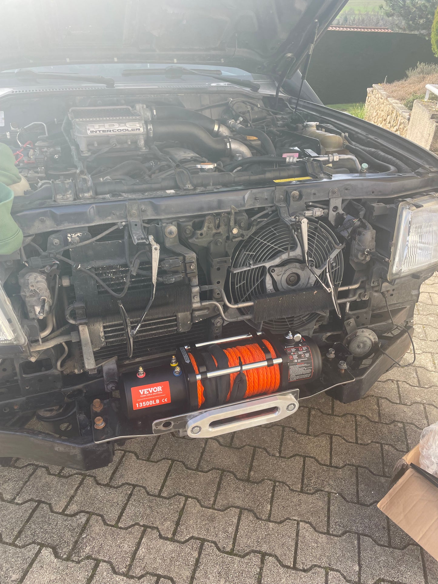 Platine de treuil Nissan Patrol Y61 (long & court)